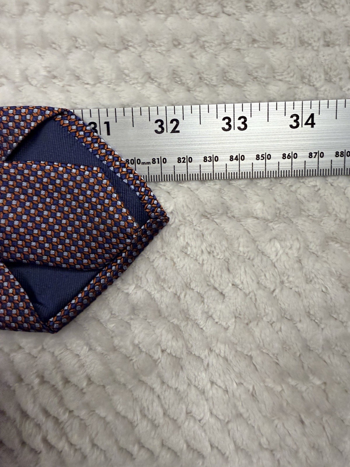Jos A Bank Traveler Collection Maroon Microdot Silk Tie Extra Long 64inches