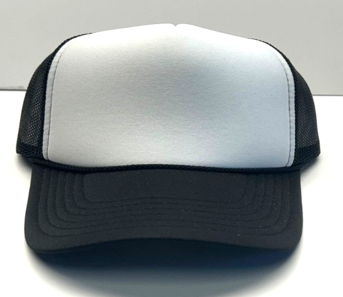 OTTO Polyester Foam Front 5 Panel Mid Crown Mesh Back Trucker Hat Cap Blank