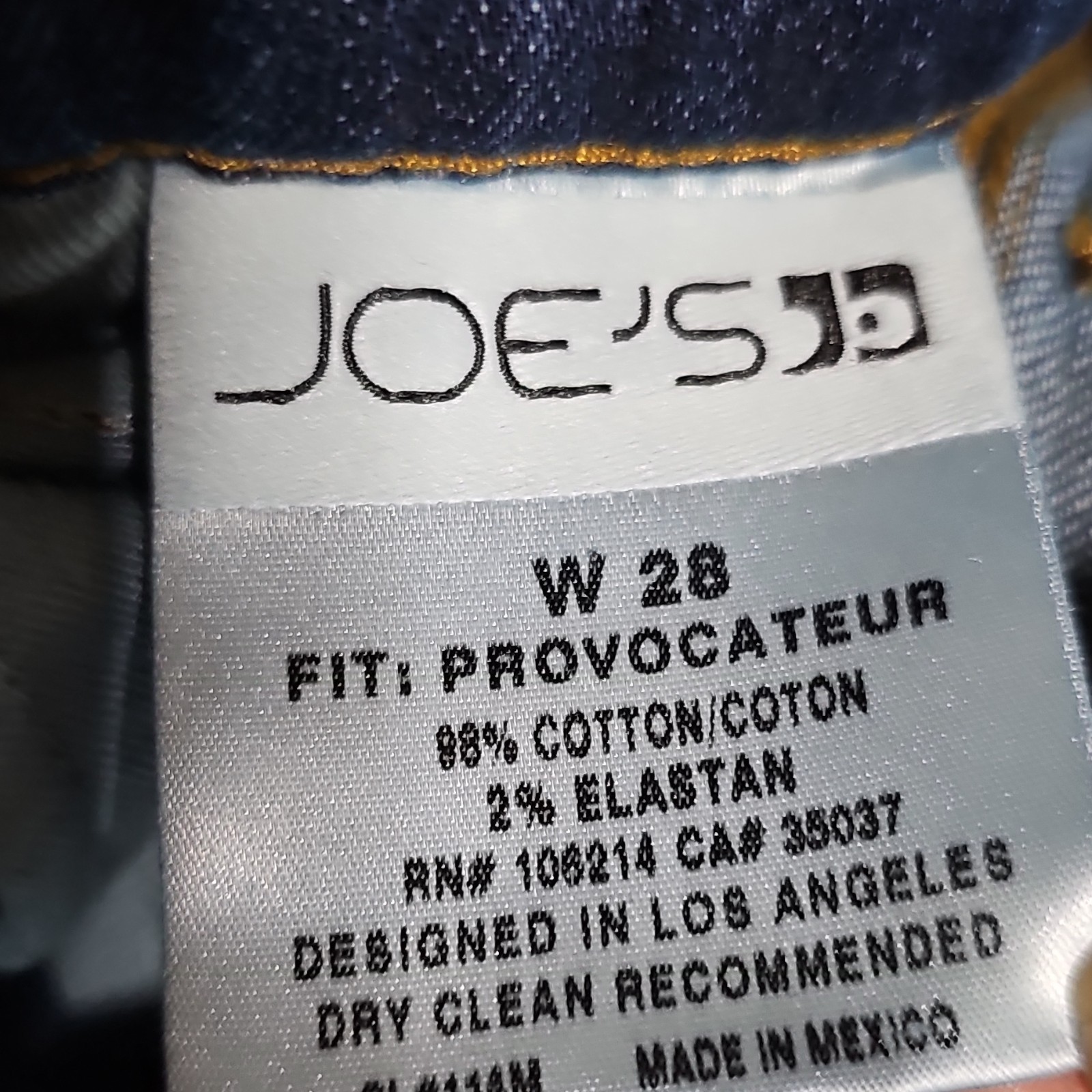 Joe’s Women’s Blue Medium Wash Straight Leg Stretch Mid Rise 5-Pocket Jeans