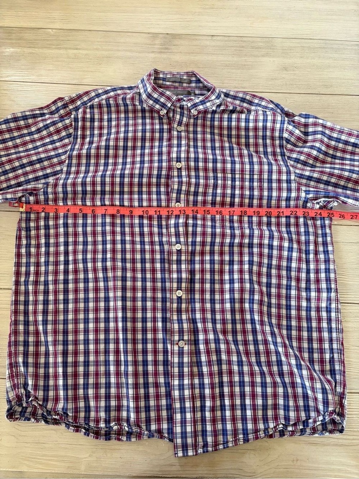 Daniel Cremieux Signature Collection Men’s Plaid Button-Down Shirt | Size XL