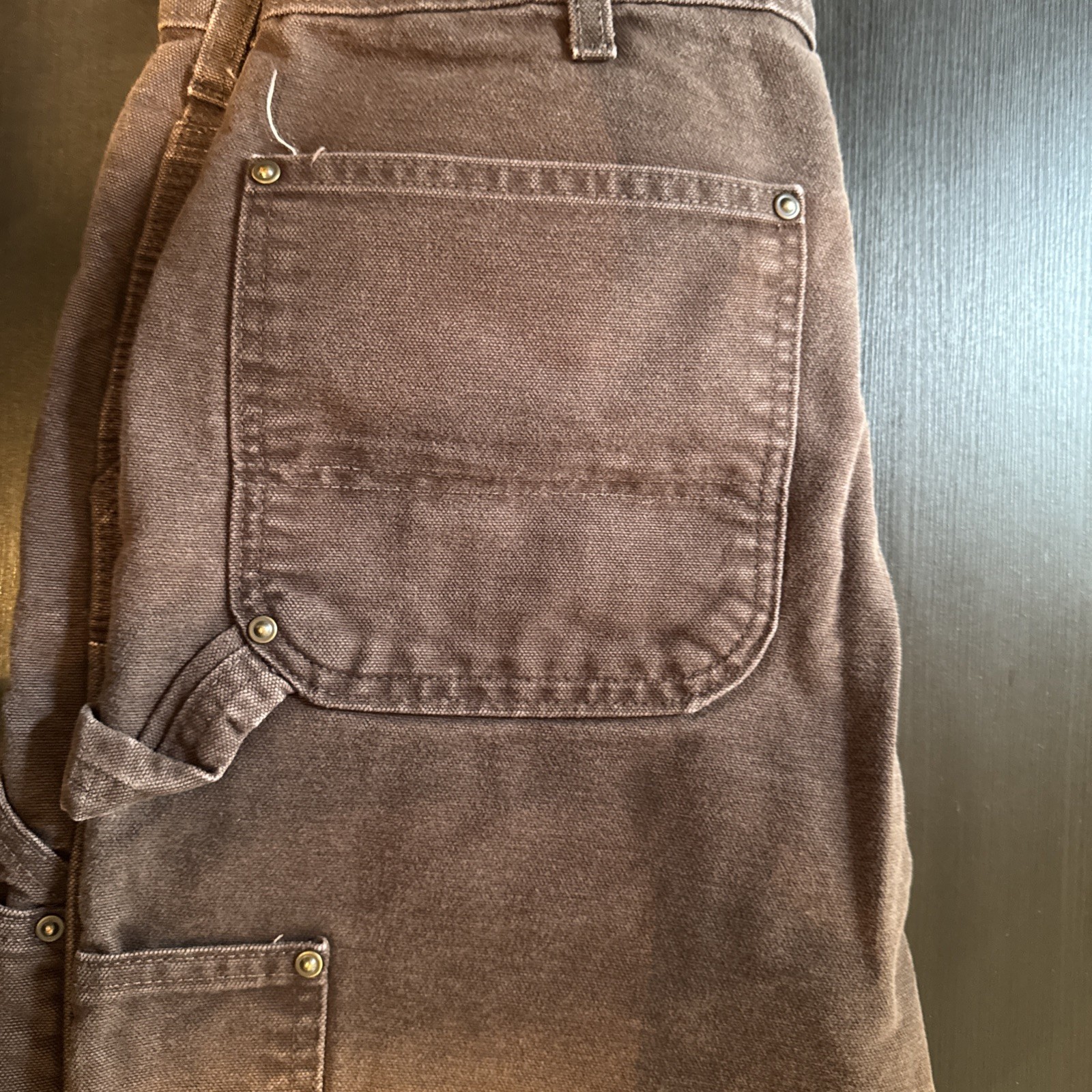 Men’s Carhartt B11 PTB Dungaree Fit Workwear Carpenter Pants 44×30 Actual 42×29