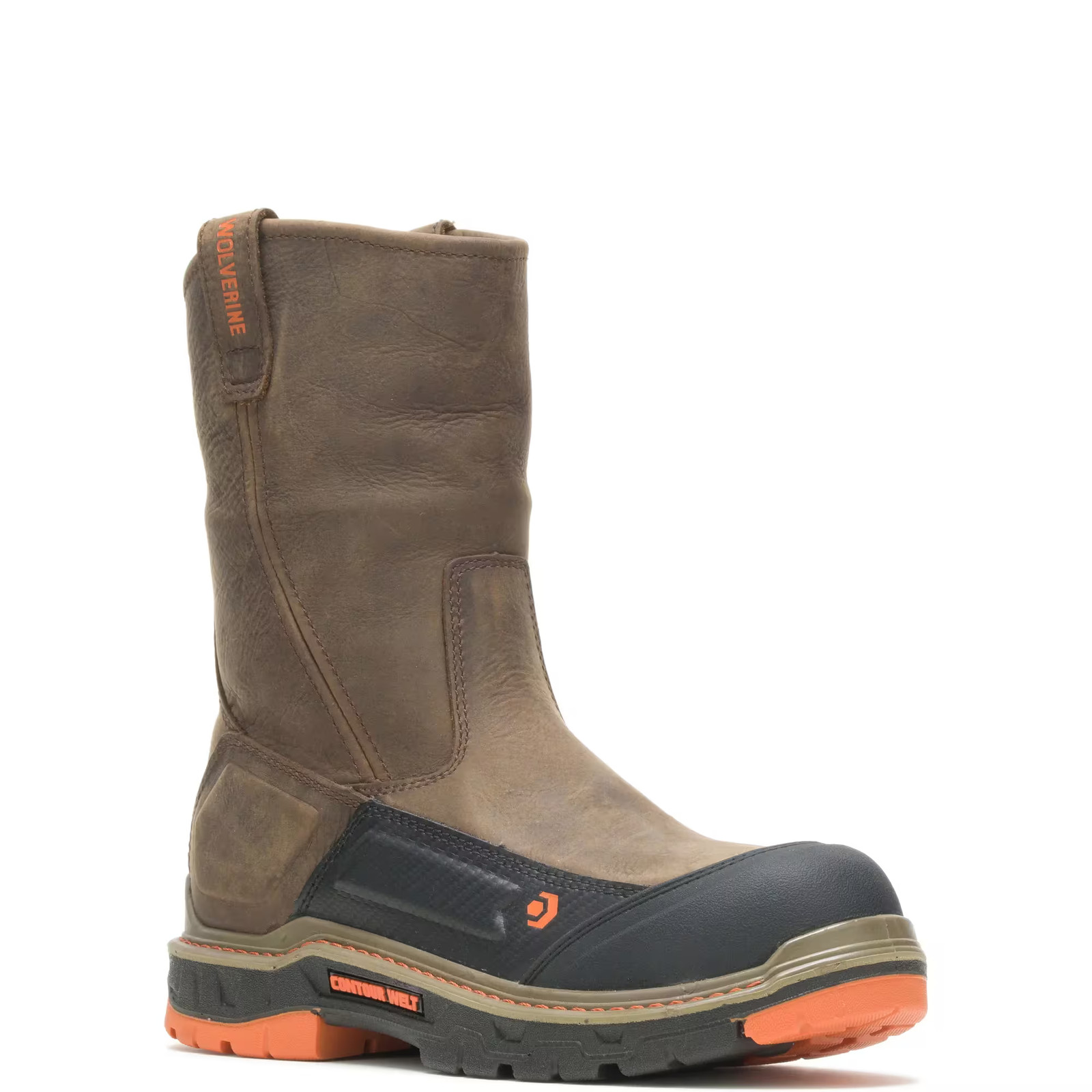 Wolverine Men Overpass CarbonMAX Wellington Boot Work Shoes