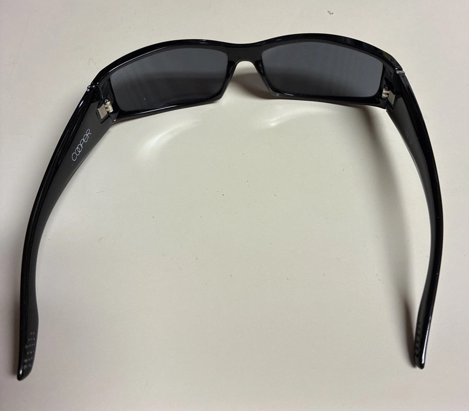 Cooper Sunglasses (Italy) Men’s/Black Frames/Lenses, Some Scratches Due to Wear