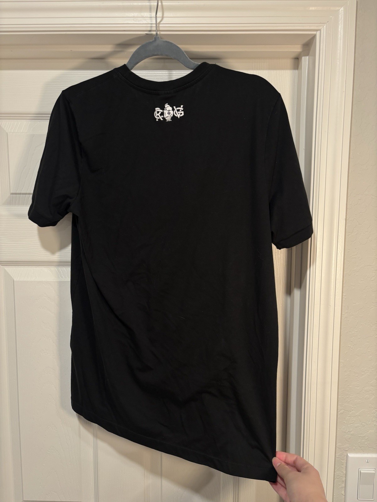 Kappa Vasco Men’s Black Logo Graphic Print Short Sleeve T-Shirt Size Large