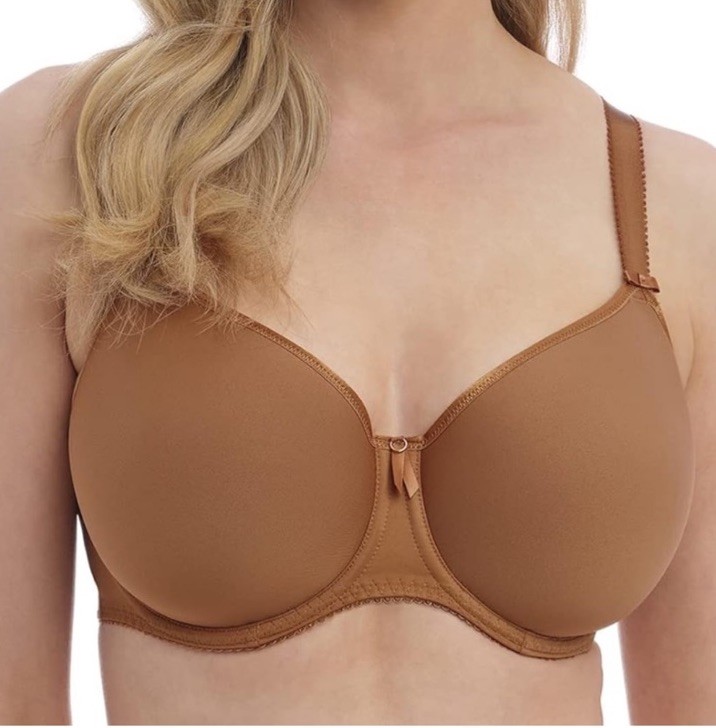 FANTASIE 101310 Rebecca Essentials Molded Spacer Bra Cinnamon US 32J, UK 32GG