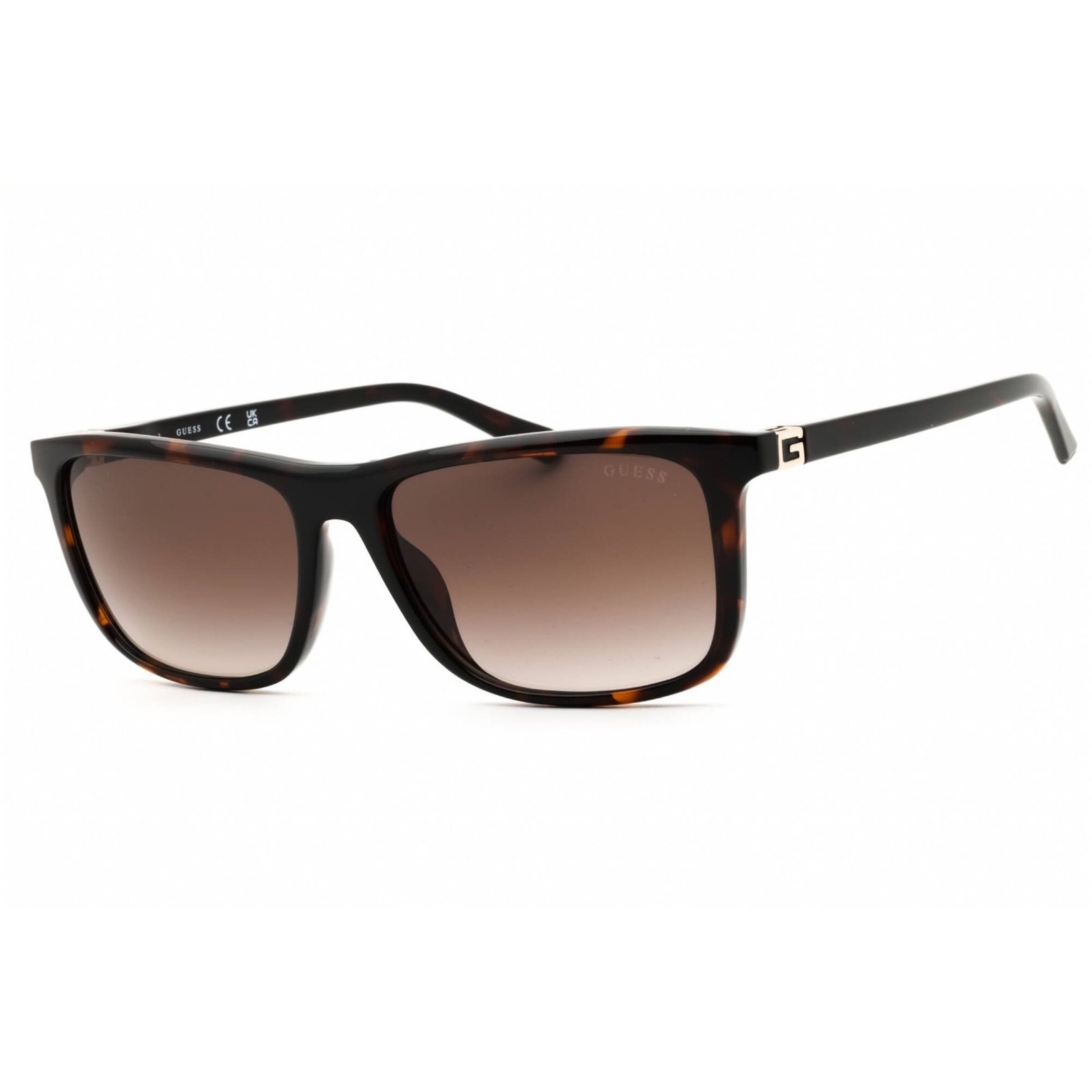Guess Unisex Sunglasses Dark Havana Injected Propionate Rectangular GU00169 52F