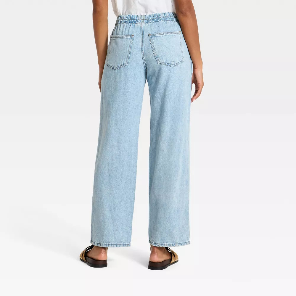 Women Mid-Rise Straight Leg Relaxed Fit Beach Pants – Universal