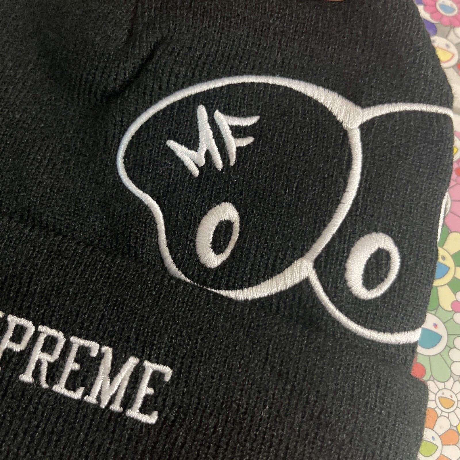 NEW Supreme MF Doom Beanie Black FW23BN74 One Size