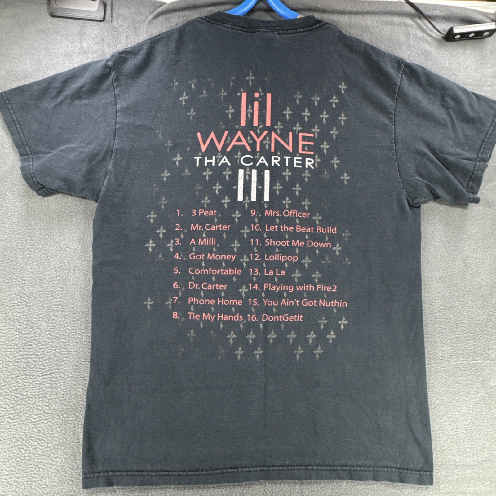 Y2K Lil Wayne 08’ Tha Carter III Album Tour Concert Hip Hop Rap Tee Size Medium