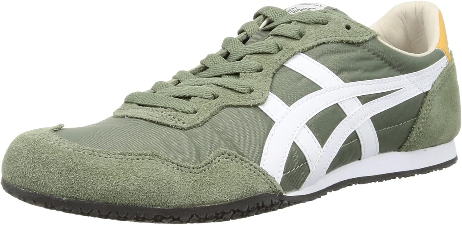 Onitsuka Tiger SERRANO BURNT OLIVE WHITE 1183B400 304 Authentic