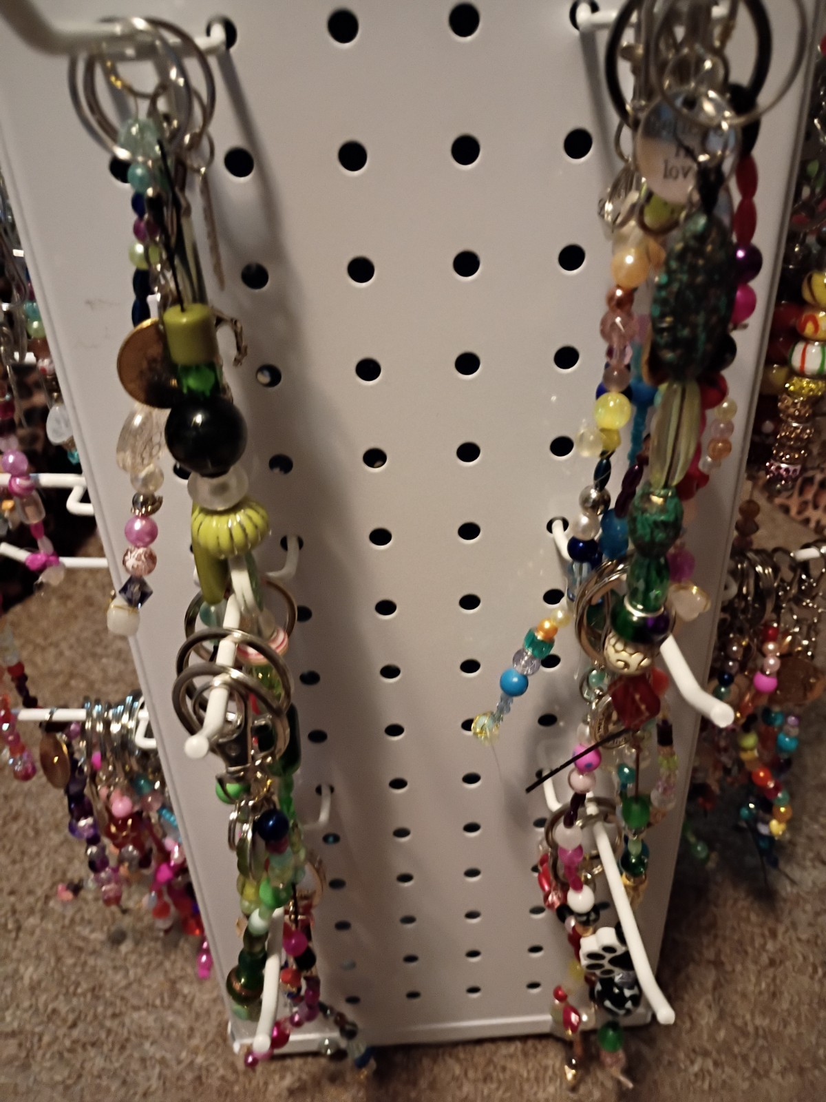 Handmade Keychain Key Rings Bracelets Dreamcatchers Pic Frames Painted Pictures