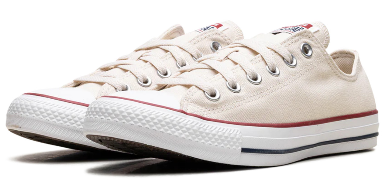 Converse Chuck Taylor All Star Canvas Low Top Shoes in Natural Ivory 159485F