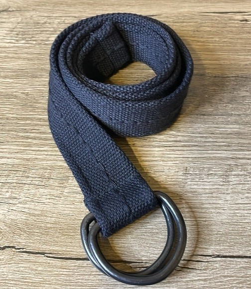 Wenzhou Double D-Rings Fabric Belt (Approx. 41” not including D-rings)