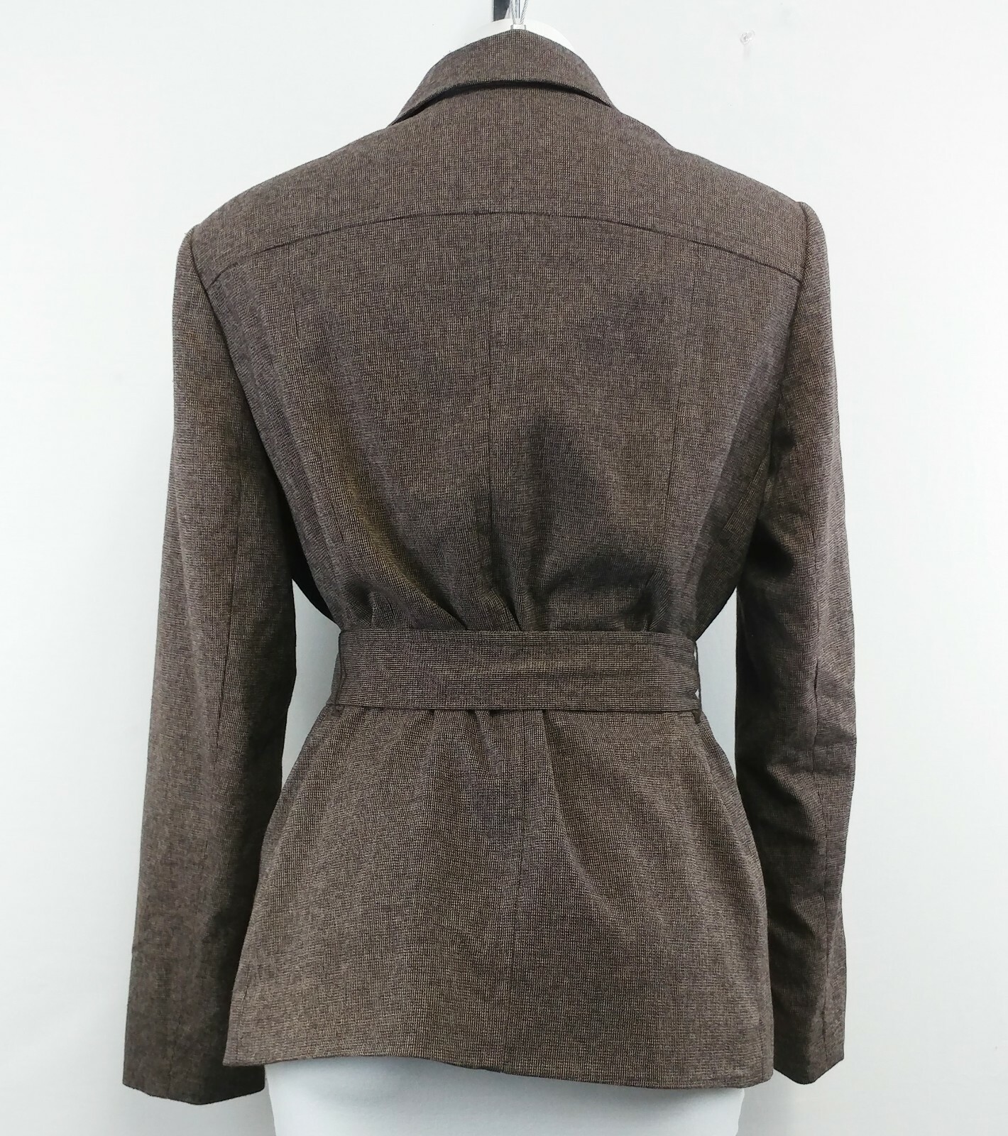 Rafaella Women Blazer, Size 12, brown, polyester, rayon, spandex