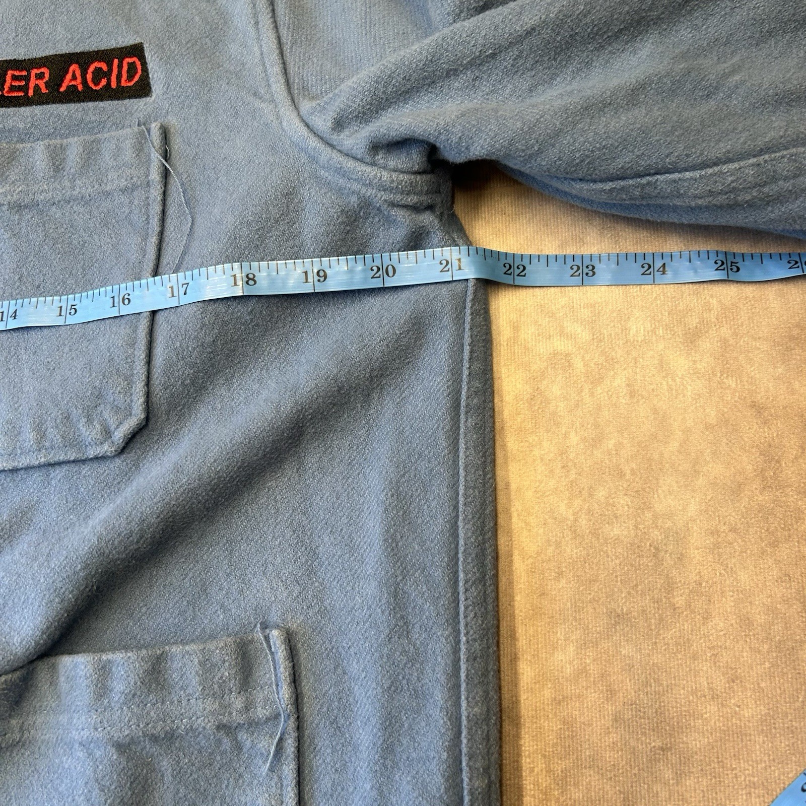 RARE Killer Acid Work All Day Then You Die Shirt Small Heavyweight Embroidered M