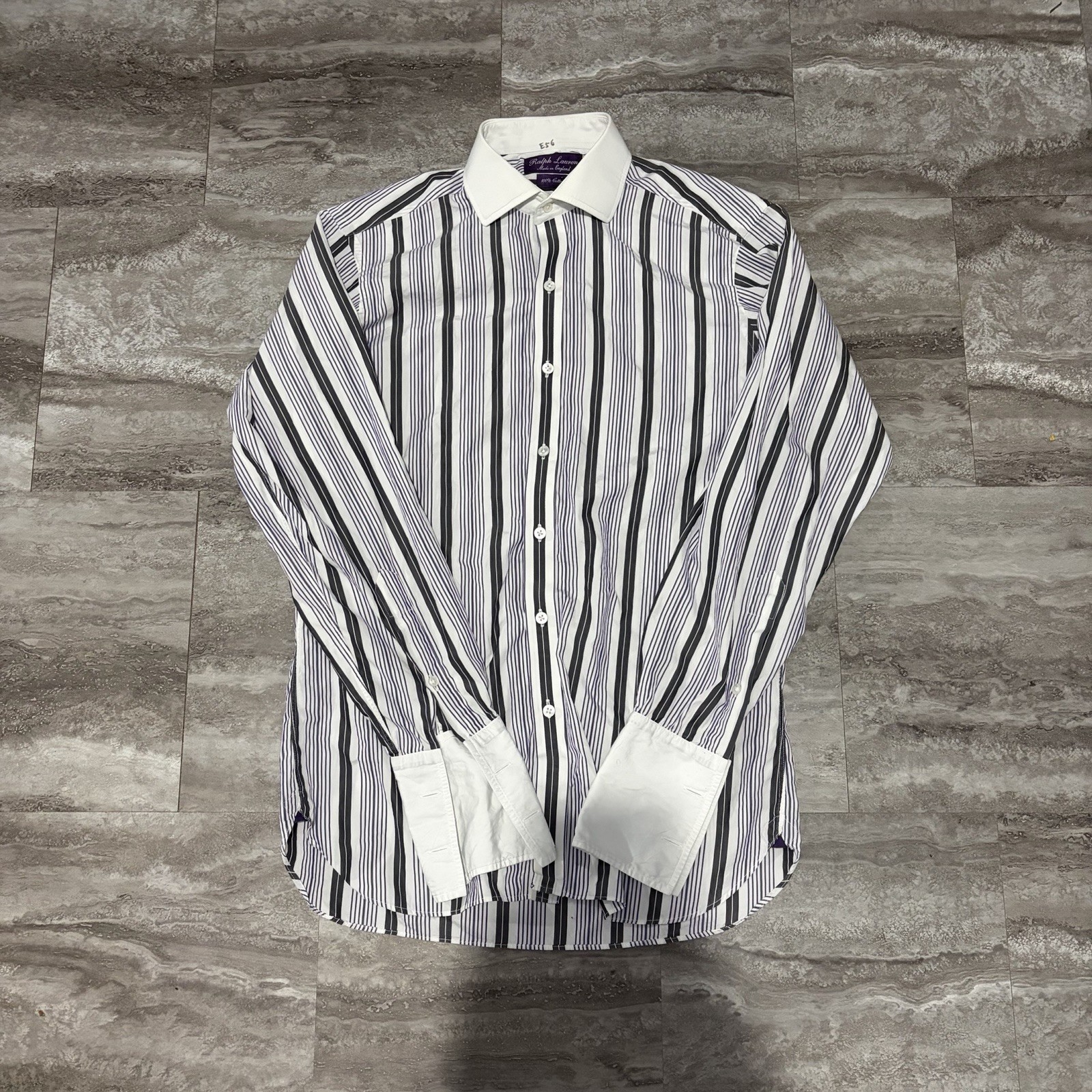 Men’s Ralph Lauren Purple Label French Cuff Dress Shirt