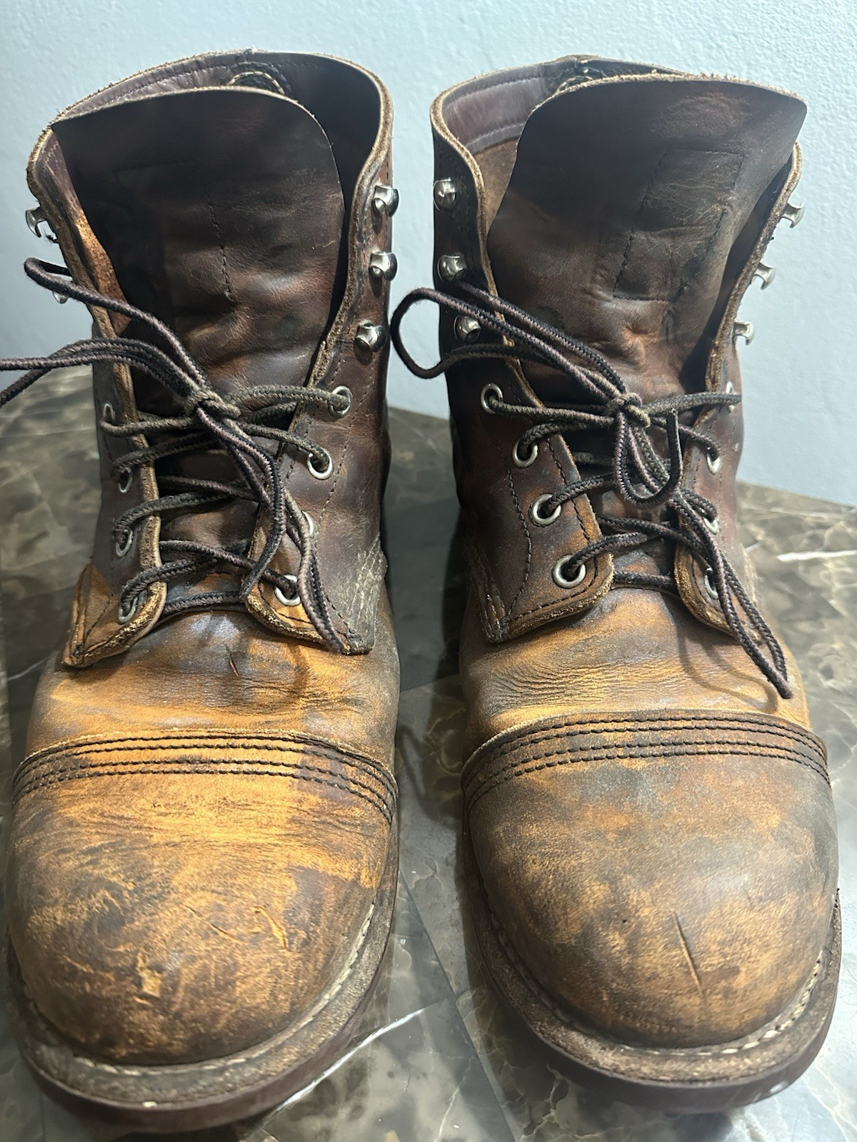 Red Wing Iron Ranger Men’s Rare Brown Leather Boots US 11.5