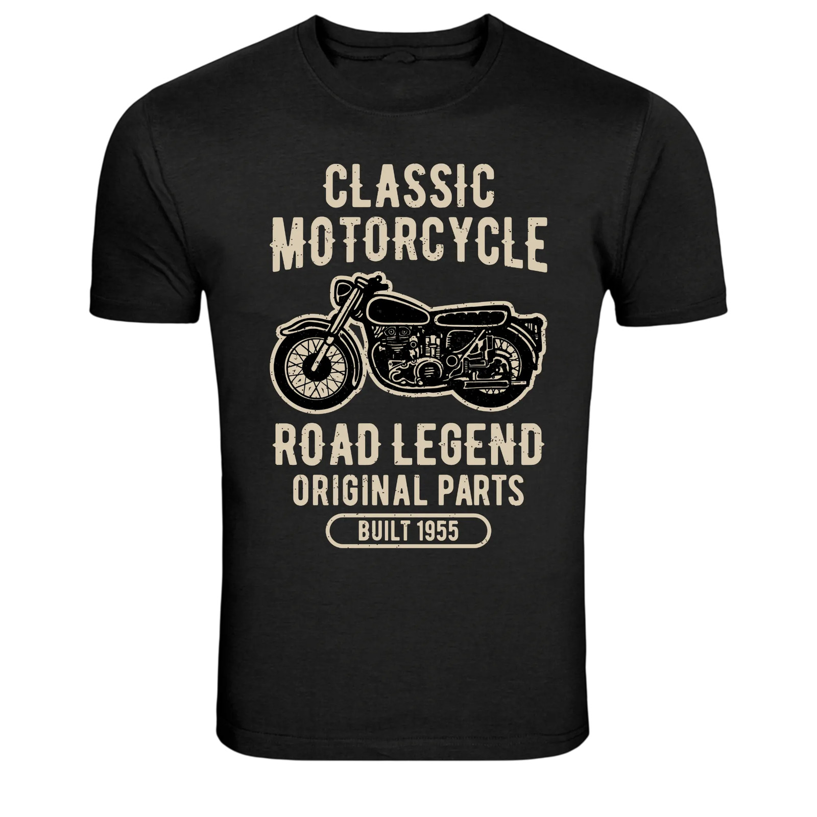 Classic Motorcycle Road Legend Vintage Biker T-Shirt