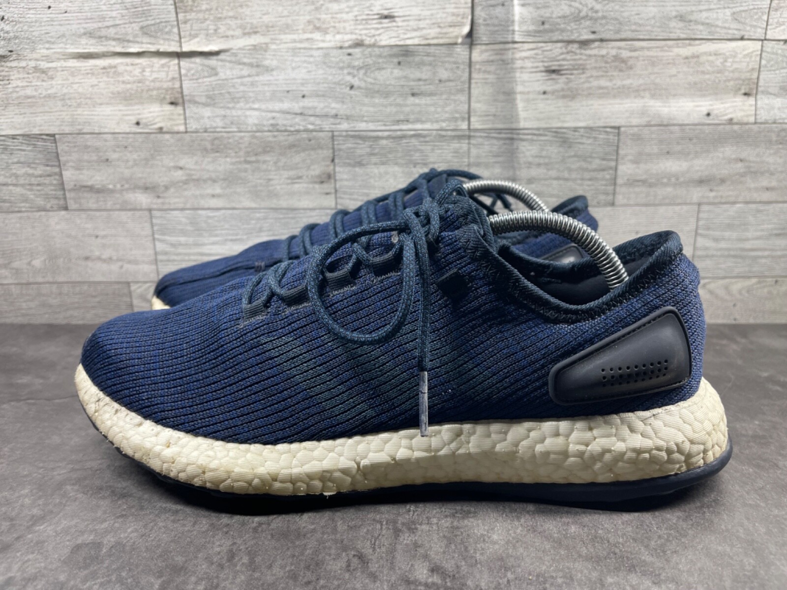 Adidas Pureboost Running Shoes Sneakers Men 10M Blue Athletic Comfort Trainers