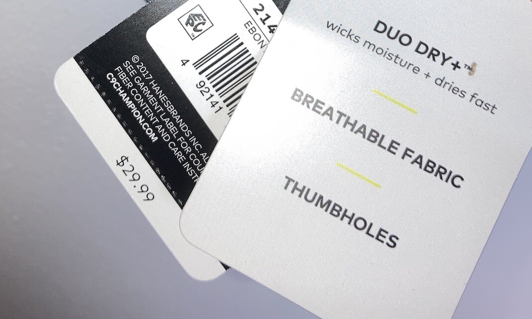 NWT Champion Gray Dry Duo Breathable Thumbholes Stretch Athletic Full Zip XL New