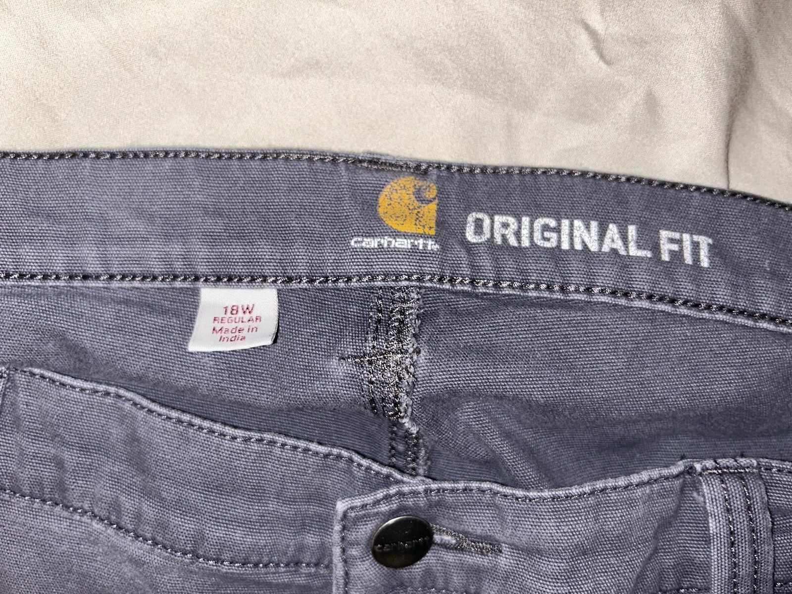 Carhartt canvas carpenter work pants 18w Regular