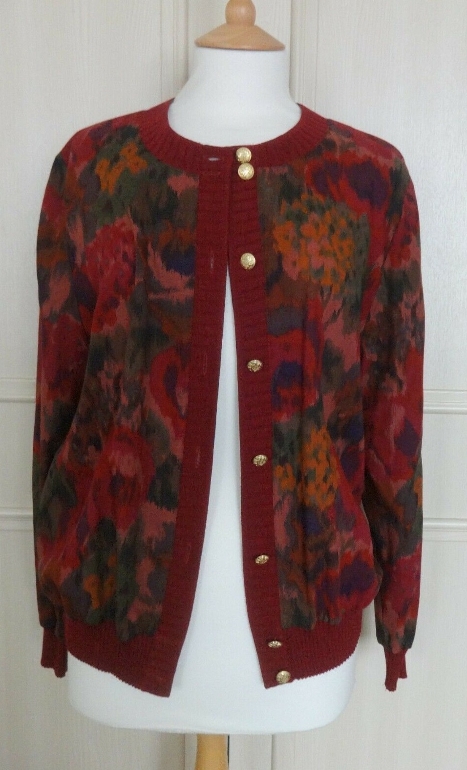 Vintage Wool Blouse Blouson Jacket Domina SpA – IT46