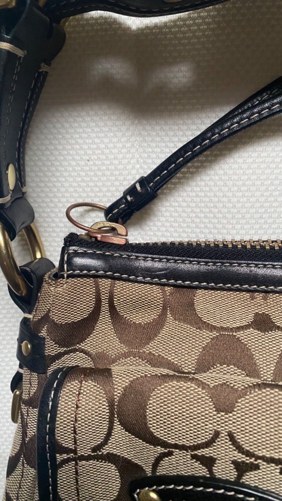 Coach Legacy 65th anniversary turn lock shoulder bag
