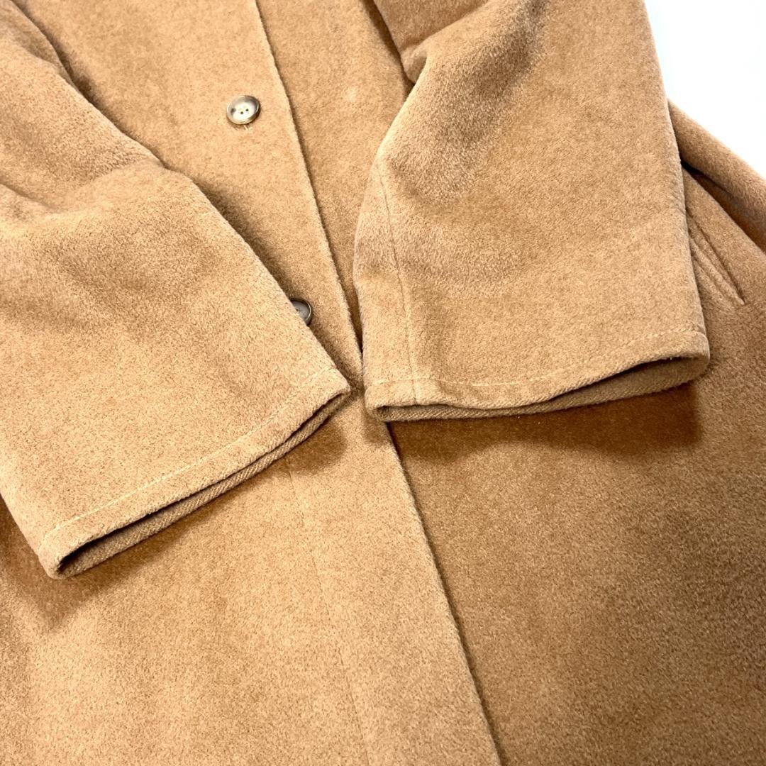 Max Mara long coat for women, pure wool, camel color, size S