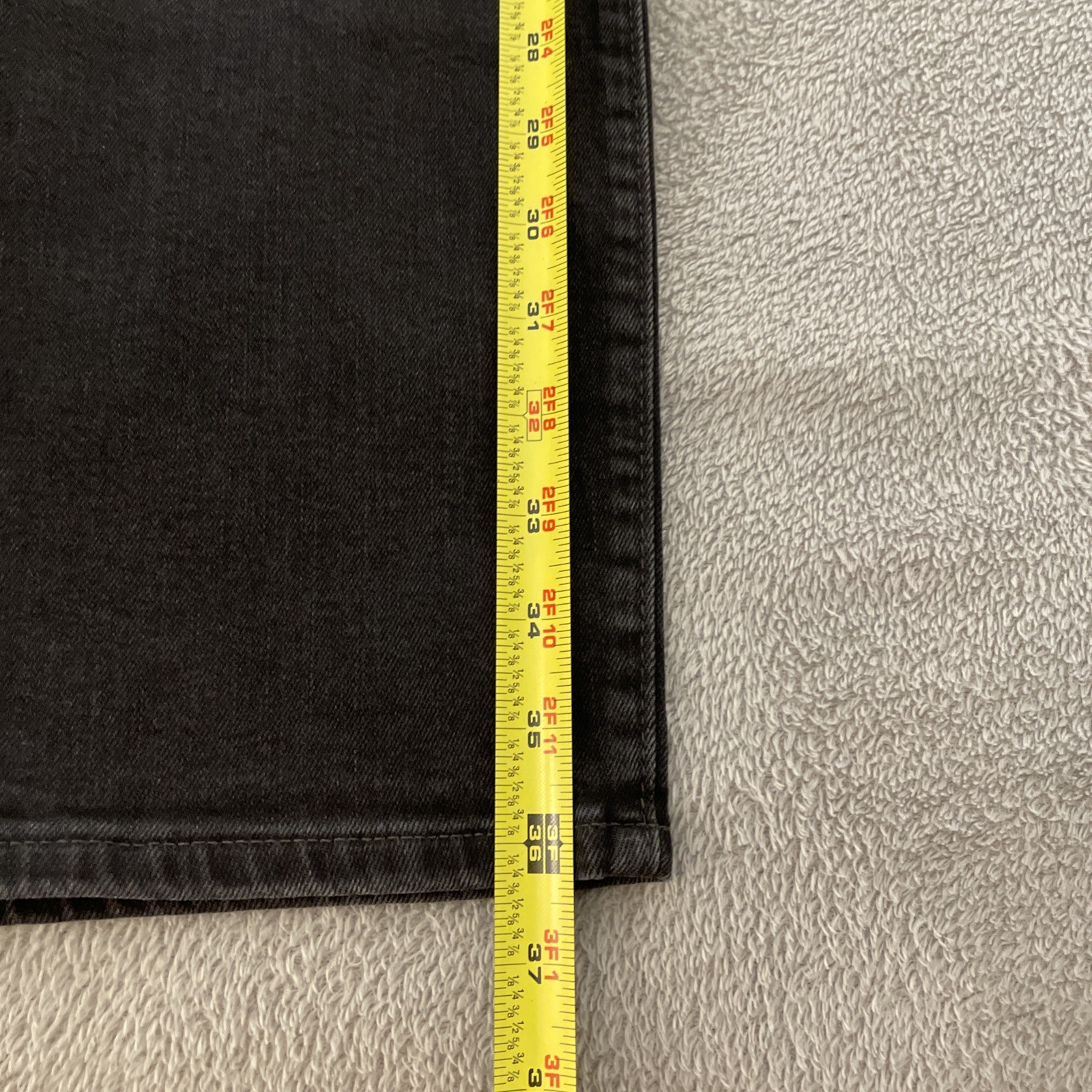 New American Eagle Athletic Straight Jeans Men’s 34×36 Black Airflex Stretch NWT