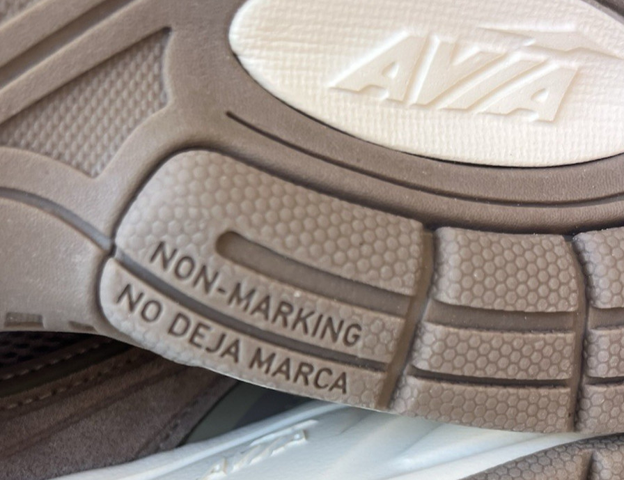 Avia Mens 5000 Performance Athletic Shoes Sneakers Leather & Suede Brown Size 9