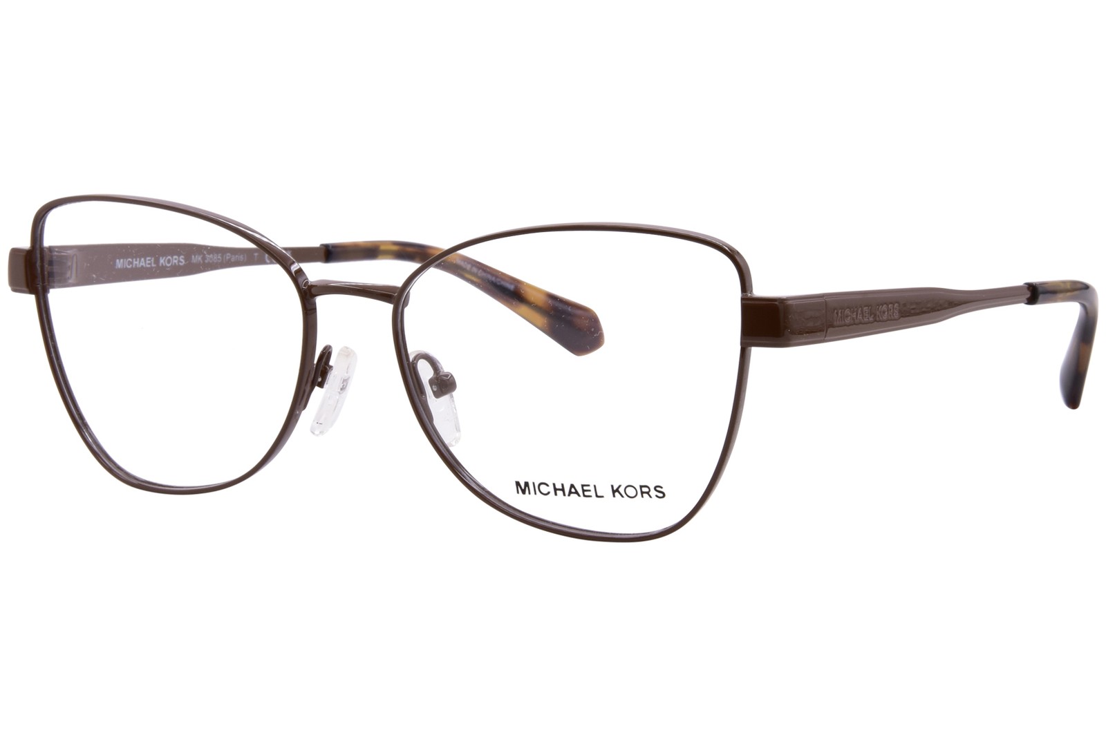 Michael Kors Paris MK3085 1902 Eyeglasses Women’s Nutmeg Full Rim Cat Eye 54mm