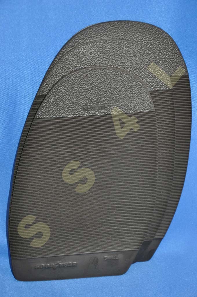 Goodyear NeoLite Rubber Protective Half Sole Guard, Taps Shoe Repair- 1 PAIRS