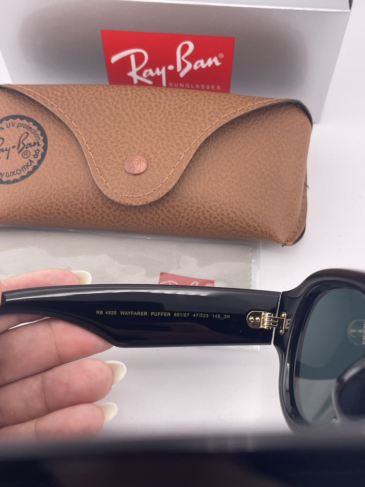Ray Ban Aviator Puffer RB4925 601/87 Sunglasses – 2026 – Polished Black