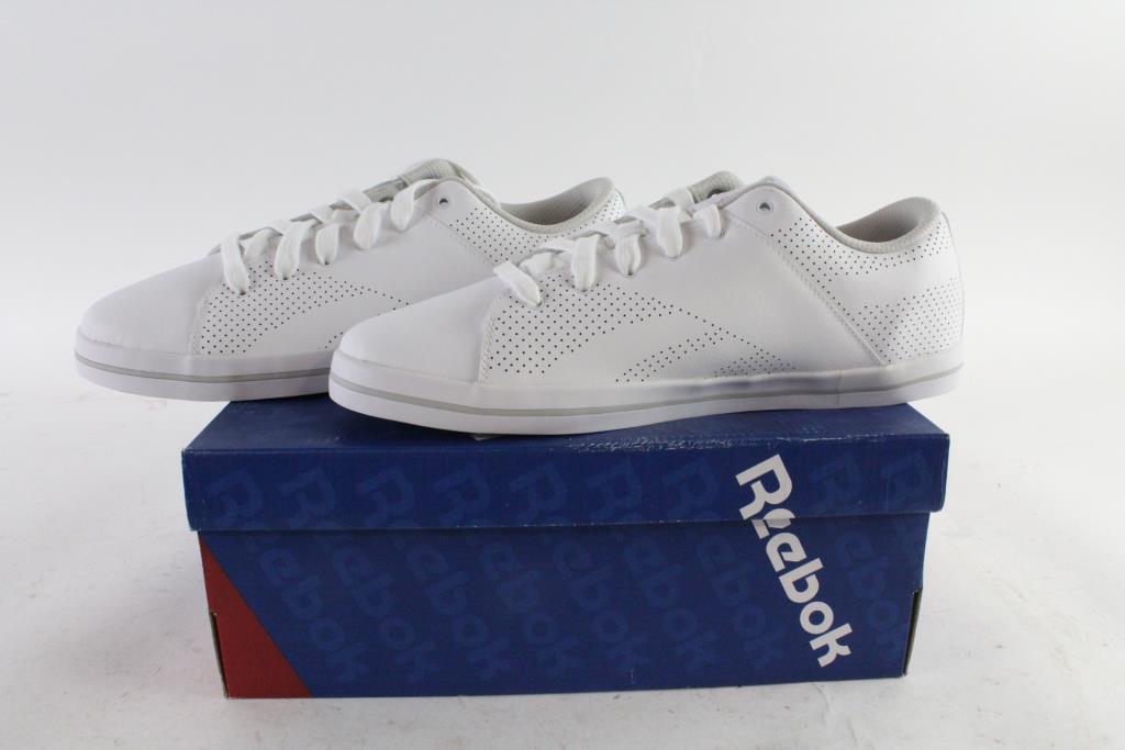 Reebok Classic Gainsboro Low White on White Sneakers Crossover Fashion Sneakers