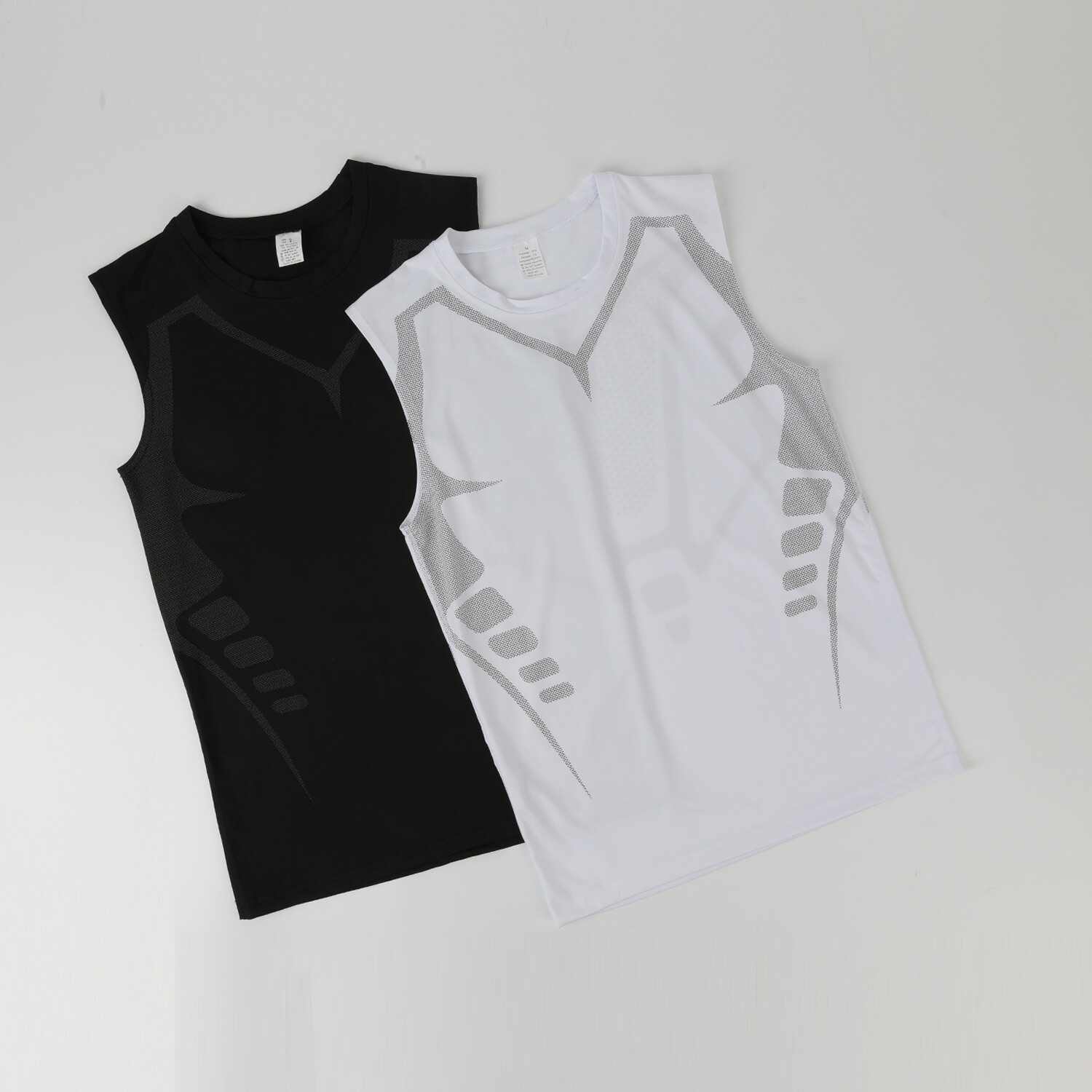 Men Compression Shirt Version Ionic Shaping Sleeveless Vest Sports Tank Top US