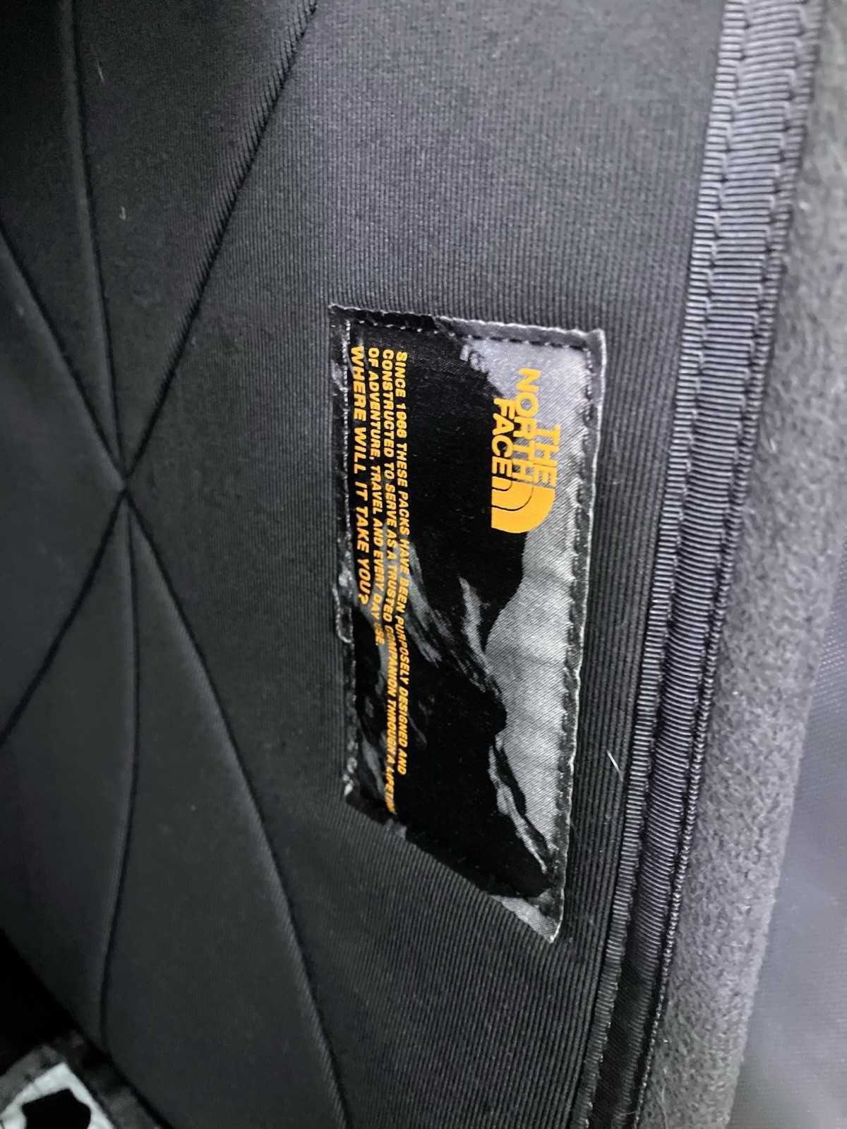 The North Face Recon Backpack Black Laptop Hiking Day Book Bag Padded Bookbag