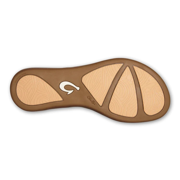 OluKai Honu Sandals – Women’s – 6 / Bright White/Golden Sand