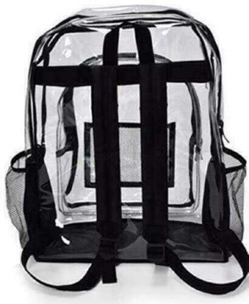 Heavy Duty Clear Backpack – Stadium Approved Transparent Design for Quick