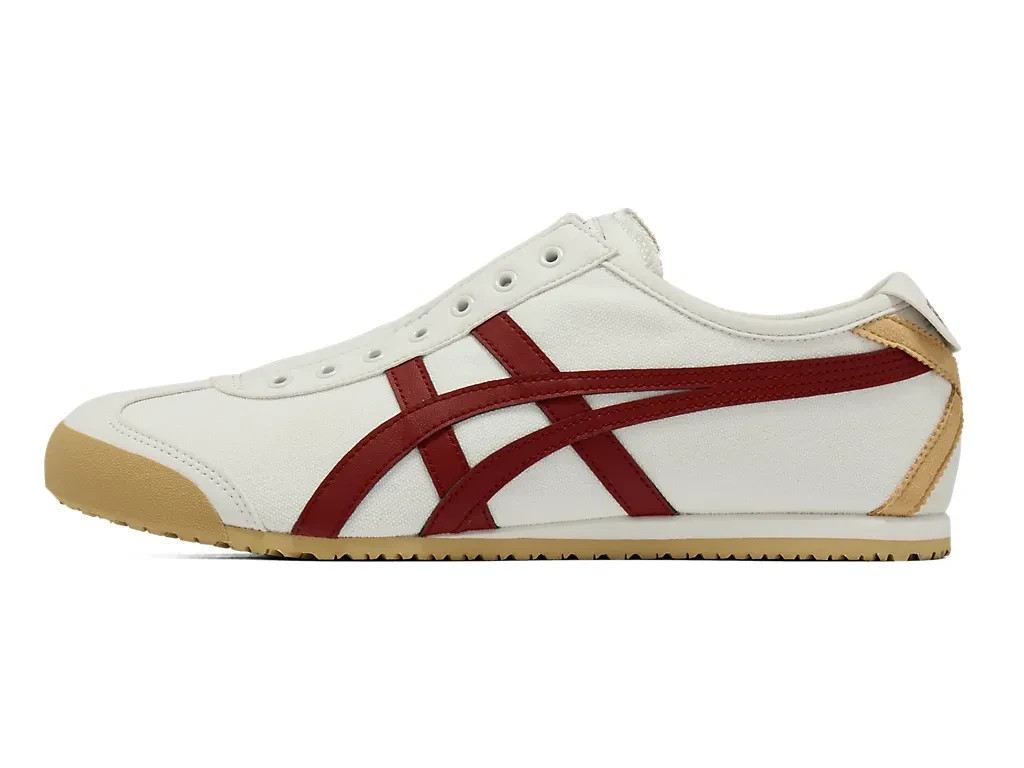 Onitsuka Tiger MEXICO 66 SLIP-ON 1183A360 131 Off-White Beet Juice Men Shoes