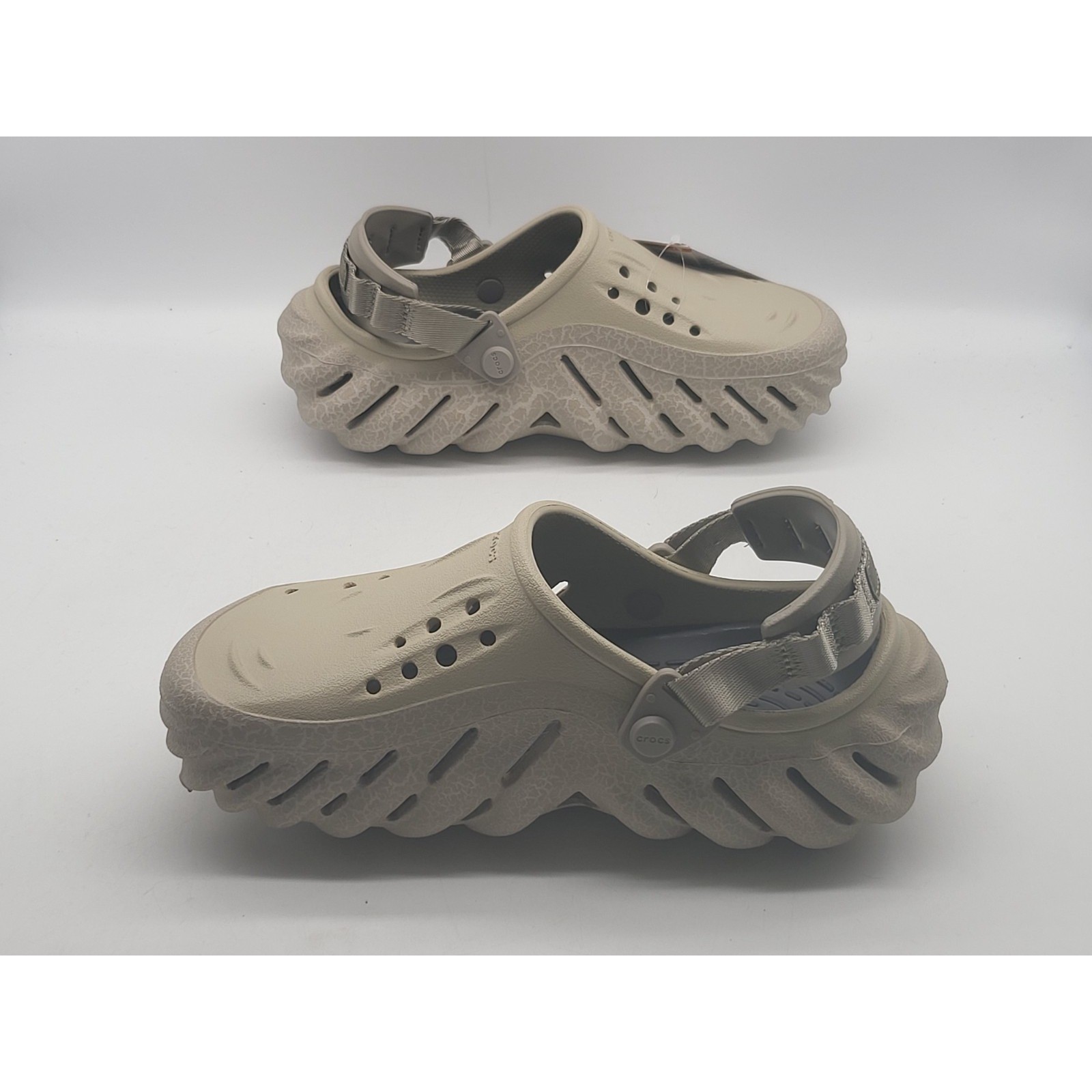Crocs Echo Crackle Clog Unisex Sand Beige M4 W6 211630-0LJ