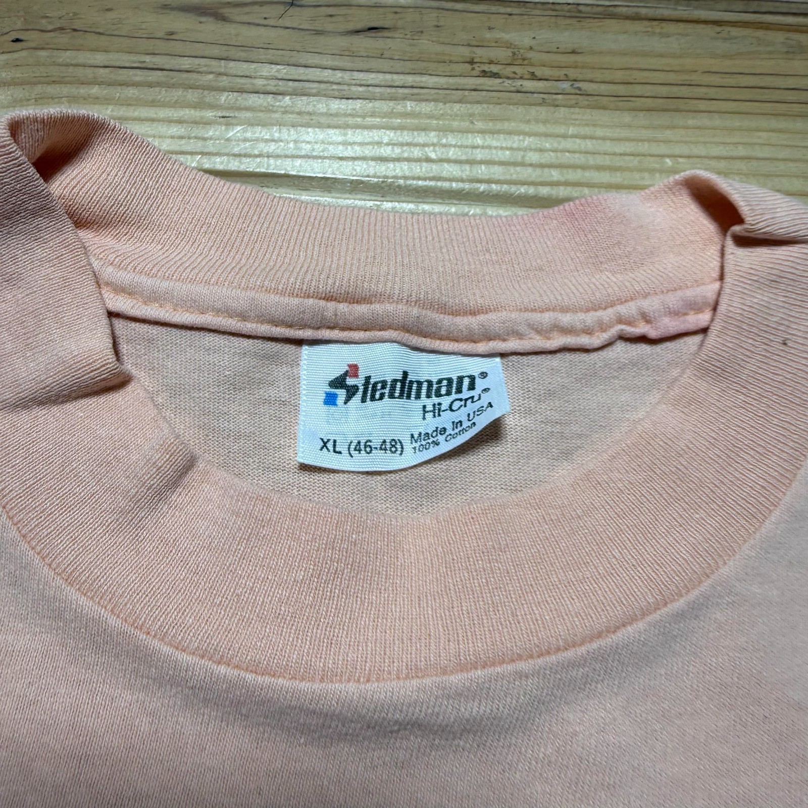 Vintage 1985 Beach Pub Virginia Salmon Beer Hat Promo Pocket T-Shirt USA – XL