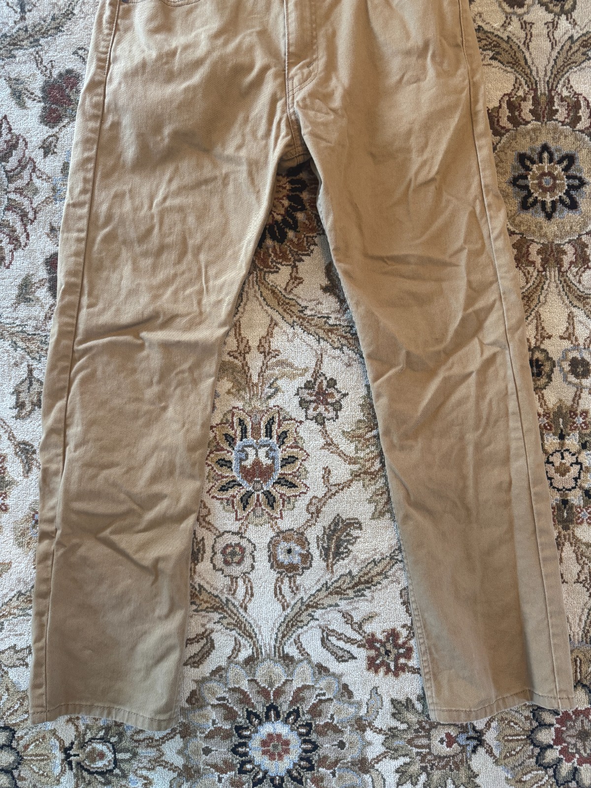 Levis 513 Slim Straight Denim Jeans Mens 33×30 Beige