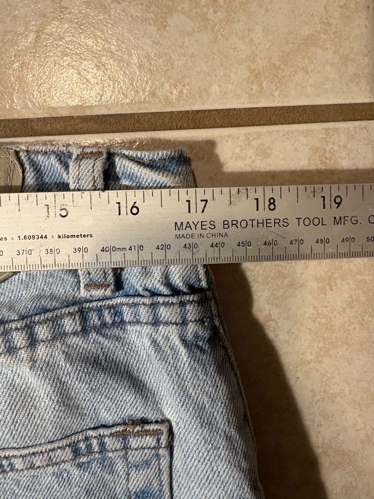 Vintage 90s Levis Silvertab Baggy Jeans Mens True 34×31.5 Light Wash Made in USA