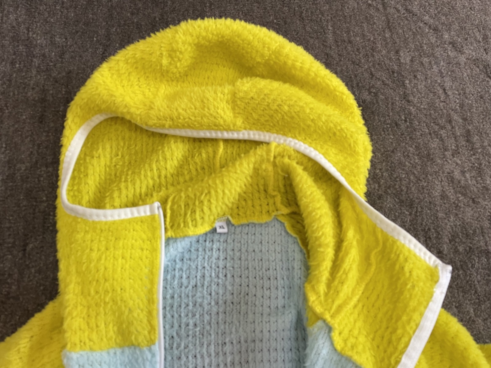 Senchi Designs Hoody – Alpha 120 – Light Blue, Bright Yellow – Men’s XL