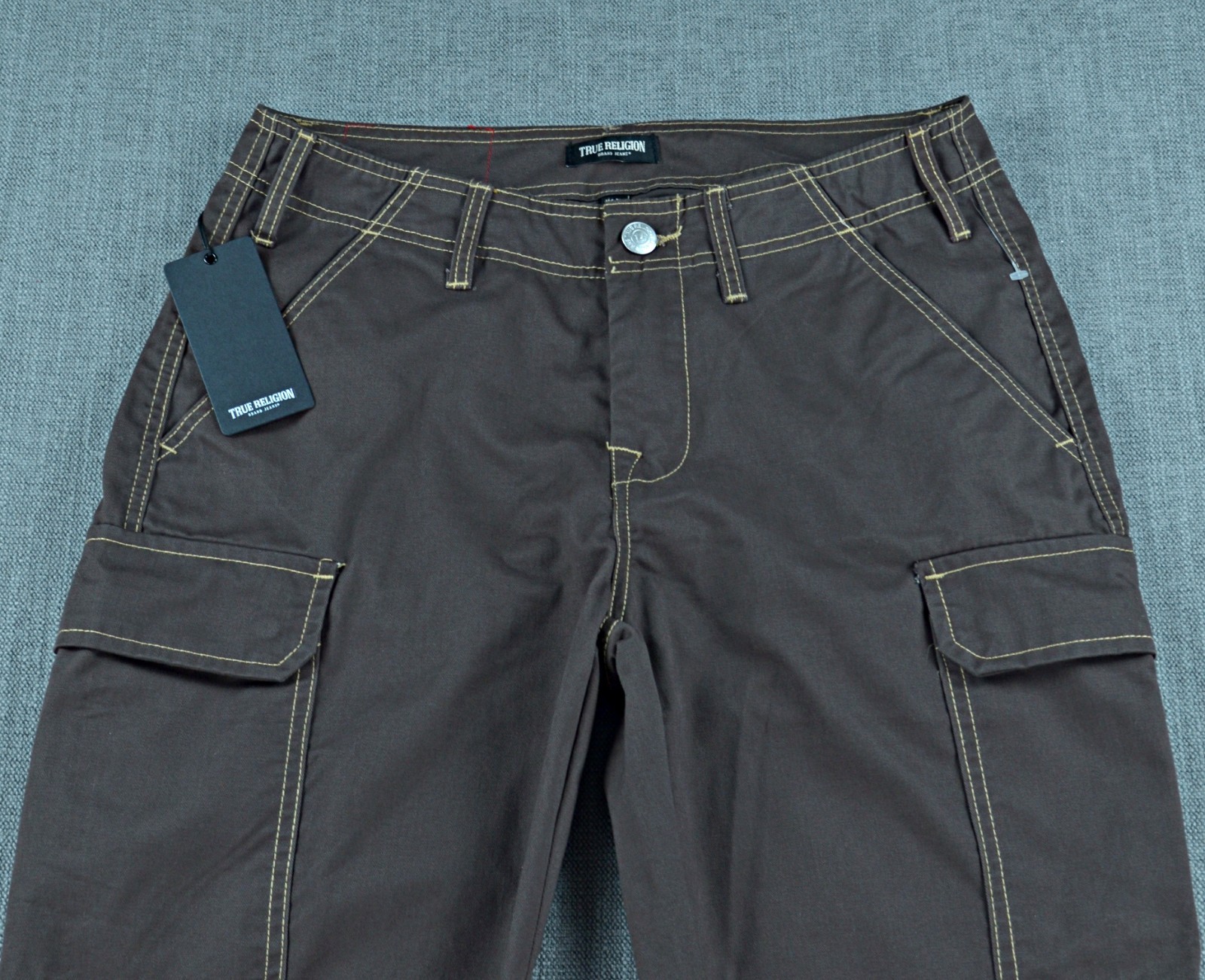 True Religion Pants Men’s 30×32 Bracken Casual Cargo Pocket Straight Leg NWT