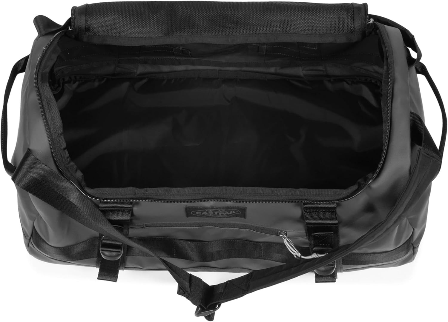 70L Waterproof Duffel Bag with Backpack Straps & Multiple Pockets