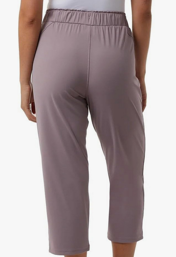 32 Degrees Cool Women’s Nylon Lux Capri, Purple, XL