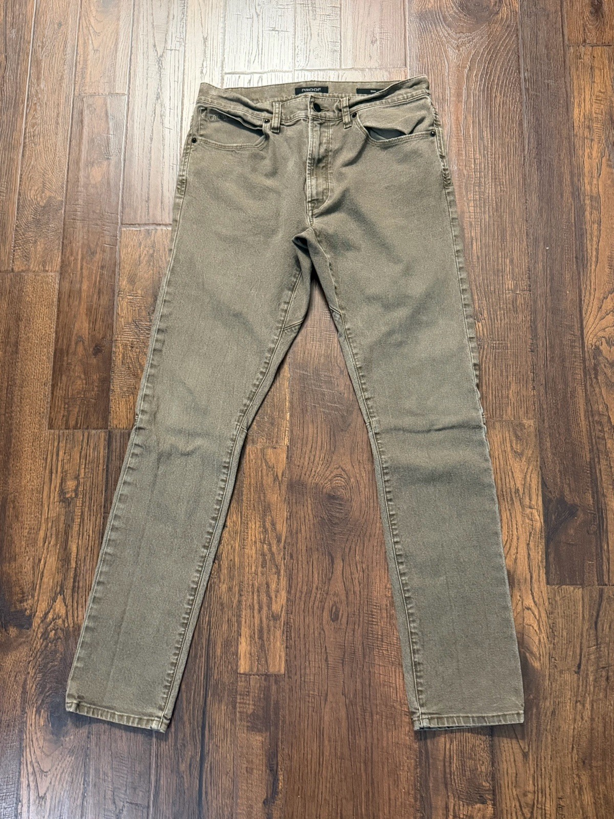 Proof Rover Jeans HB Slim 5 Pocket Canvas Pants Mens 30×30 Huckberry Stretch