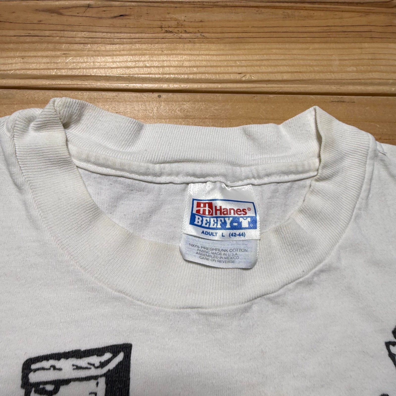 Vintage 90s Hanes Studio Roja Dogs Pets All Over Print Graphic T-Shirt USA Large