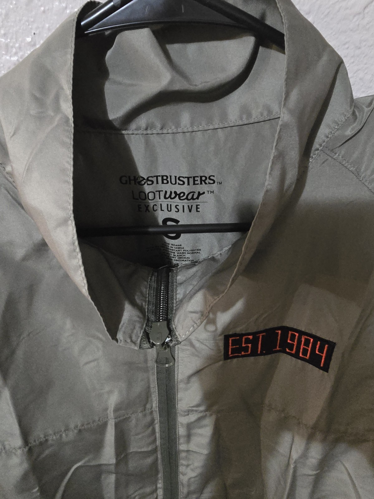 Brand New Loot Crate Exclusive Ghostbusters Windbreaker Jacket Men’s Small